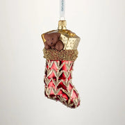 Holiday Heirlooms Red Filled Stocking Ornament by Waterford
