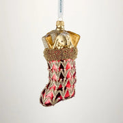 Holiday Heirlooms Red Filled Stocking Ornament by Waterford