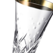 Celebrations Toasting Champagne Flutes, Gilded, Set of 2 by Waterford