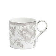Silver Tonquin Mug, White/Silver, 9 oz. by Wedgwood