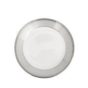 Silver Tonquin Deep Plate, 8.6" by Wedgwood