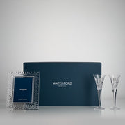 Lismore 5X7 Picture Frame & Toasting Flutes 3-Piece Gift Set by Waterford