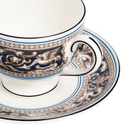 Florentine Navy Teacup & Saucer by Wedgwood
