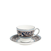 Florentine Navy Teacup & Saucer by Wedgwood
