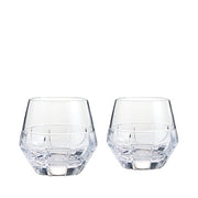 Vera Wang Luxe Graphite Glass Tumbler, Set of 2 by Wedgwood