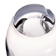 Vera Wang Luxe Graphite Glass Vase, 8" by Wedgwood
