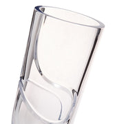 Vera Wang Luxe Graphite Glass Vase, 8" by Wedgwood