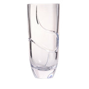 Vera Wang Luxe Graphite Glass Vase, 8" by Wedgwood