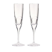 Vera Wang Luxe Graphite Champagne Flute, Set of 2 by Wedgwood