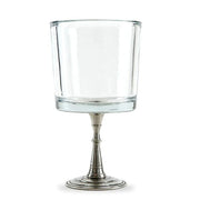 Medium Tavola Glass and Pewter Vase, 9" by Arte Italica Arte Italica 