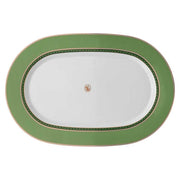 Signum Fern Porcelain Serving Platter, 9.5" x 14.25" by Swarovski x Rosenthal Serving Platters Rosenthal 