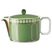 Signum Fern Porcelain Teapot, 25 oz. by Swarovski x Rosenthal Coffee Servers & Tea Pots Rosenthal 