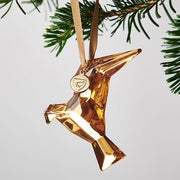 2024 Annual Holiday Ornament Homage Dove 21K Gold by Orrefors