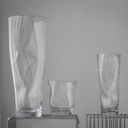 Squeeze Vase XL Clear by Lena Bergstrom for Orrefors