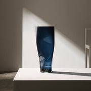 Squeeze Vase XL Midnight Blue by Lena Bergstrom for Orrefors