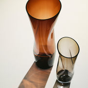 Squeeze Vase XL Sunset Brown by Lena Bergstrom for Orrefors