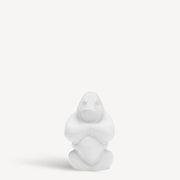 Gabba Gabba Hey Cloudy White Small Sculpture by Ludvig Löfgren for Kosta Boda