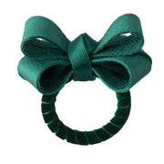 Juliska Tuxedo Evergreen Green Napkin Ring, Set of 4