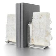Anna New York Fim Crystal Quartz and Silver Bookends Bookends Anna 