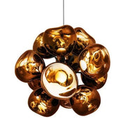 Melt Gold Burst LED Chandelier by Tom Dixon Lighting Tom Dixon 