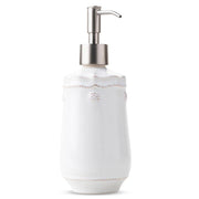 Juliska Berry and Thread Whitewash  14 oz. Ceramic Soap or Lotion Dispenser