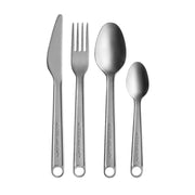 Conversational Objects Flatware, 4 Piece Place Setting by Virgil Abloh for Alessi Flatware Alessi 