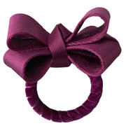 Juliska Tuxedo Plum Purple Napkin Ring, Set of 4