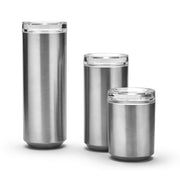 When Objects Pewter and Glass Canisters by Nicolas Schuybroek