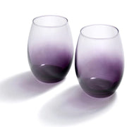 Talianna Ombre Purple Plum Glasses, Set of 2 Anna 