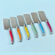 Laguiole France Rainbow Party Mini Cheese Cleaver Knives, set of 12 by Jean Neron Laguiole 