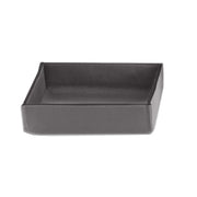 Decor Walther TAB S Nappa Leather Square Tray, 6.7"