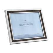 Georg Jensen Manhattan Stainless Steel and Leather Photo Frame Frames Georg Jensen Extra Large 
