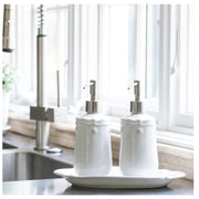 Juliska Berry and Thread Whitewash Ceramic Soap Dispenser Set
