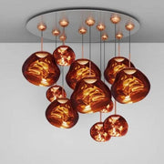 Tom Dixon Melt LED Large Pendant System Chandelier Lighting Tom Dixon Copper 