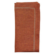 Kim Seybert Classic Rust Linen Napkins, Set of 4, 21” Cloth Napkins Kim Seybert 