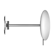 Decor Walther SPT72 Wall Mounted Cosmetic Mirror, 5X Magnification, 7.9" dia. Face Mirrors Decor Walther Chrome 