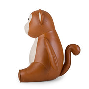 Zuny Monkey Bookend, Tan & Wheat