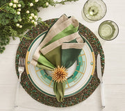 Forest Placemat in Green & Gold, Set of 2 by Kim Seybert