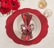 Tailored Placemat in Ruby, Set of 4 by Kim Seybert