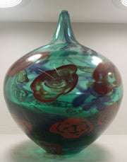 Vintage Rose Garden Vase by Olle Brozén for Kosta Boda