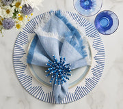 Chambray Fringe Napkin, Set of 4 by Kim Seybert