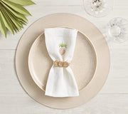 Icons Placemat in Ivory & Natural, Set of 4 by Kim Seybert
