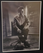 Vitra Personalities: Composer Philip Glass Framed Photograph by Christian Coigny