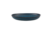 Gemstone Lapis Lazuli Stoneware Oval Serving Platter by Casa Alegre