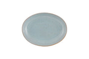 Gemstone Moonstone Stoneware Oval Serving Platter by Casa Alegre