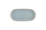 Gemstone Moonstone Stoneware Oval Serving Platter, 11" by Casa Alegre