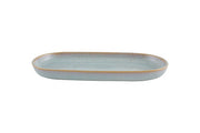 Gemstone Moonstone Stoneware Oval Serving Platter, 11" by Casa Alegre