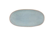 Gemstone Moonstone Stoneware Oval Serving Platter, 13" by Casa Alegre