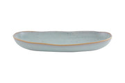 Gemstone Moonstone Stoneware Oval Serving Platter, 13" by Casa Alegre