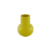 Lemon Stoneware Vase, 7" by Casa Alegre